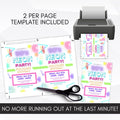 80s party invitation